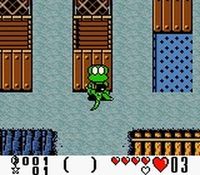une photo d'Ã©cran de Croc 2 sur Nintendo Game Boy Color
